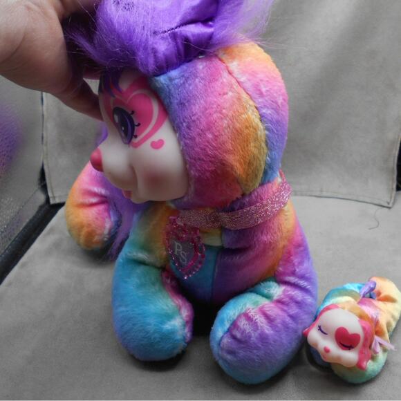 Puppy Surprise Cherry Dog w/1 Baby Plush Rainbow Just Play 2023 - Picture 3 of 10